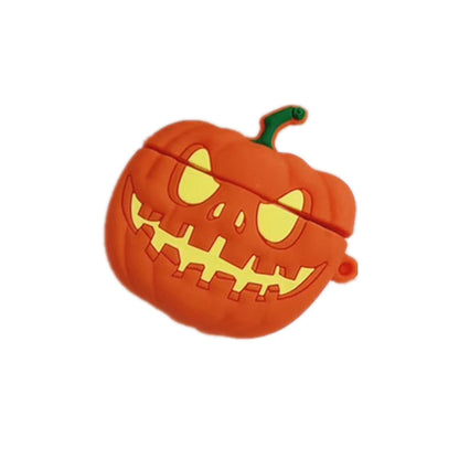 Halloween pumpkin wireless earphone protective cover