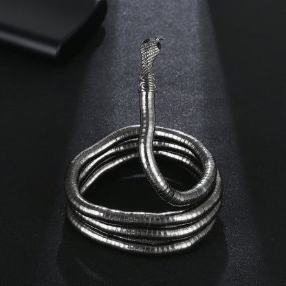 Snake Bone Chain Men And Women Models Dark Opening Europe And The United States Cold Random Shape Winding Snake Design Sense Of Necklace Collar