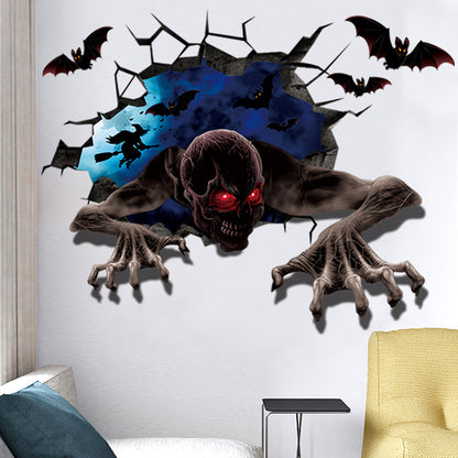 3D Self Adhesive Halloween Wall Sticker