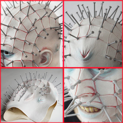 Creative Horror Ghost Chasing Soul Headgear Nail Mask