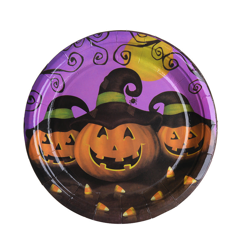 Creative Halloween Party Disposable Tableware