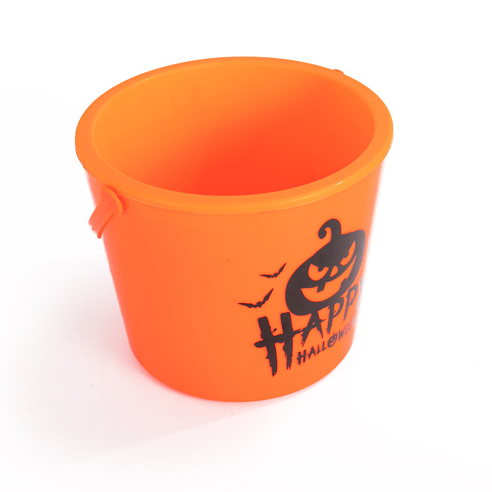 Halloween Portable Glowing Pumpkin Bucket