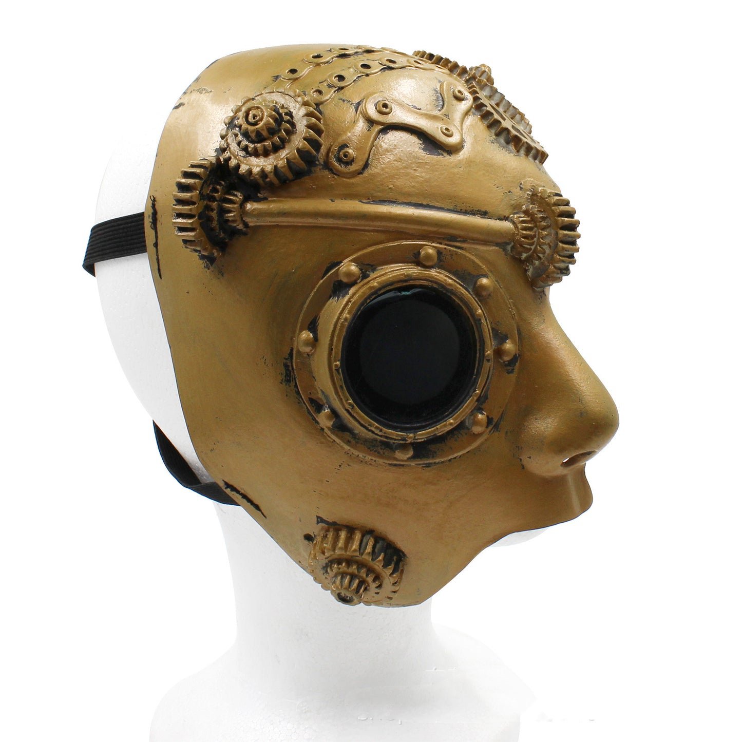 Steampunk Half Face Props Anime Game