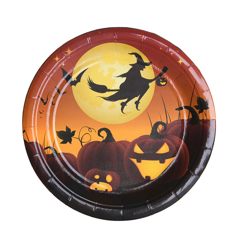 Creative Halloween Party Disposable Tableware