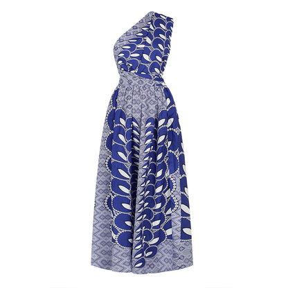 African Print Tie-up Dresses