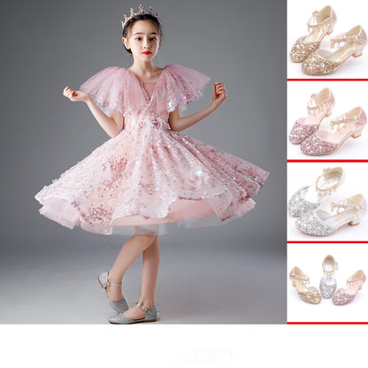 Girls Sequins Catwalk Show Dresses