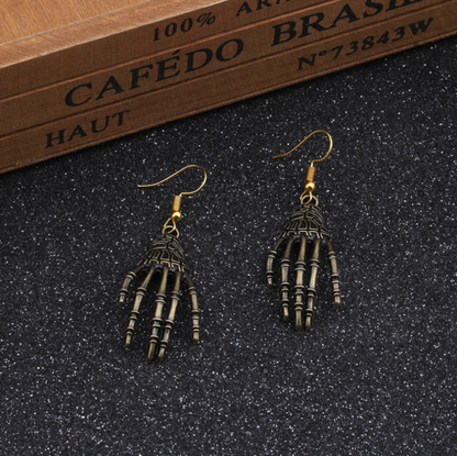 Halloween shin bone earrings