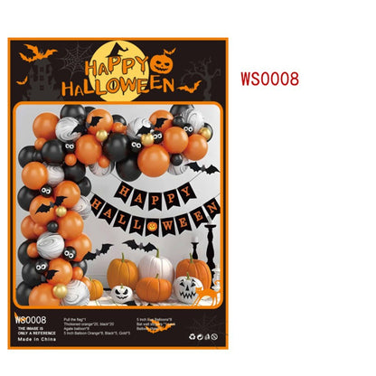 Halloween Set Ghost Festival Bar Party Aluminum Film Balloon