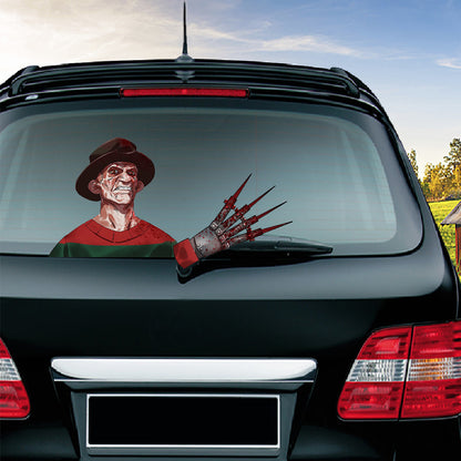 Halloween wiper sticker