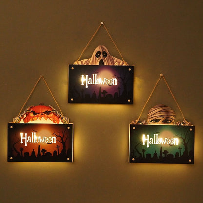 Halloween House Sign Ambient Night Light