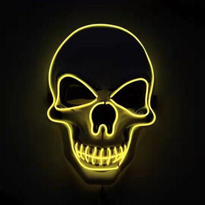 Skull LED Glowing Halloween Mask