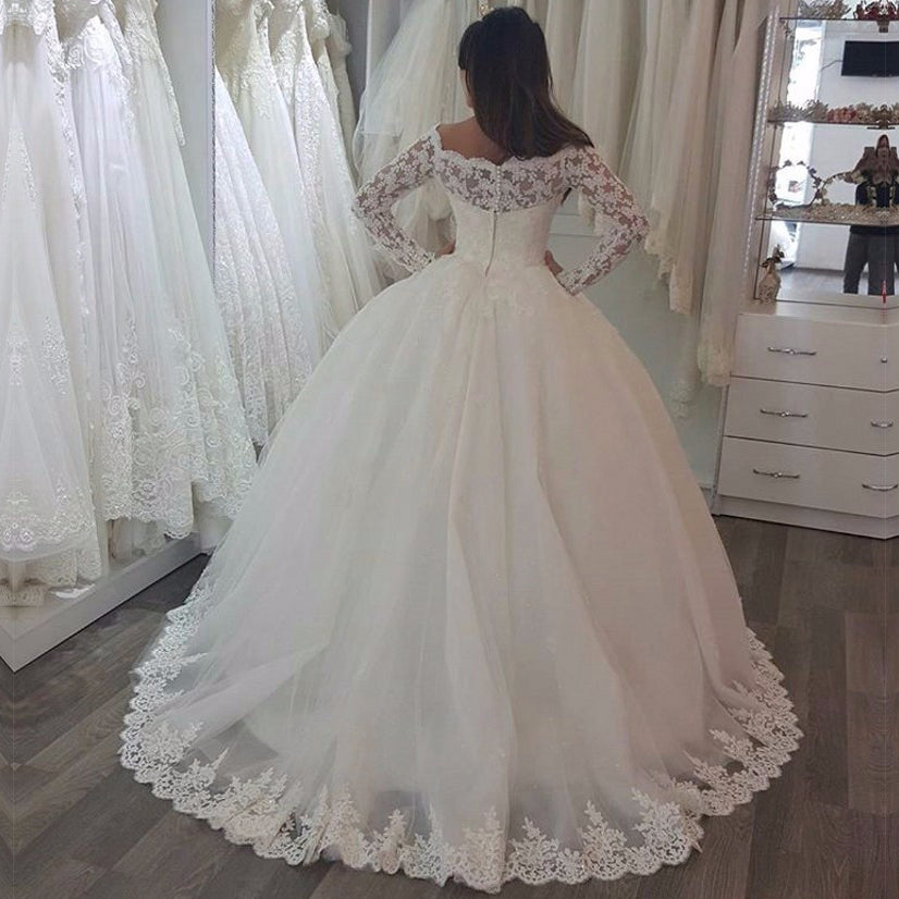 Ladies Elegant Custom Bridal Dress