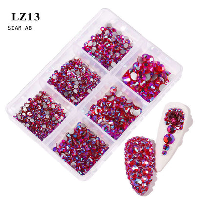 Nail Art Flat Rhinestone Set