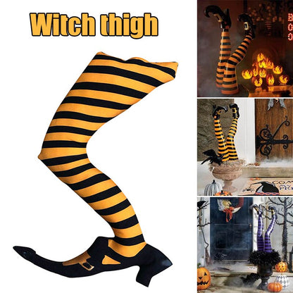 Halloween decoration evil witch thigh