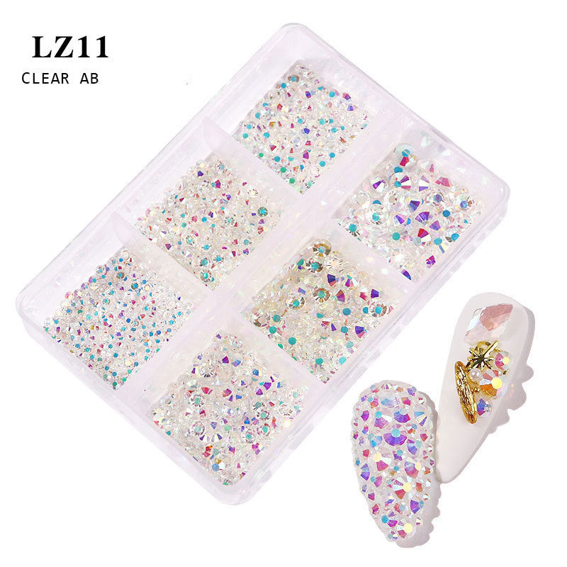 Nail Art Flat Rhinestone Set