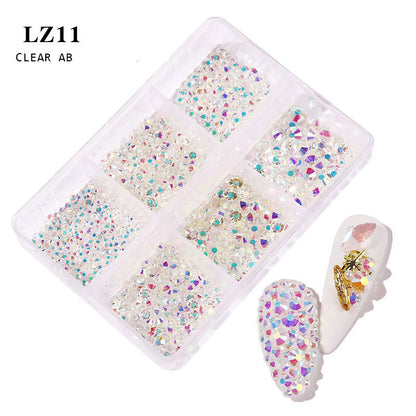 Nail Art Flat Rhinestone Set