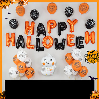 Halloween Set Ghost Festival Bar Party Aluminum Film Balloon