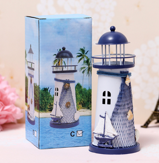 Lighthouse decor garden statue Mediterranean decor