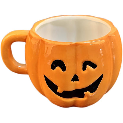 Ceramic Halloween Pumpkin Mug