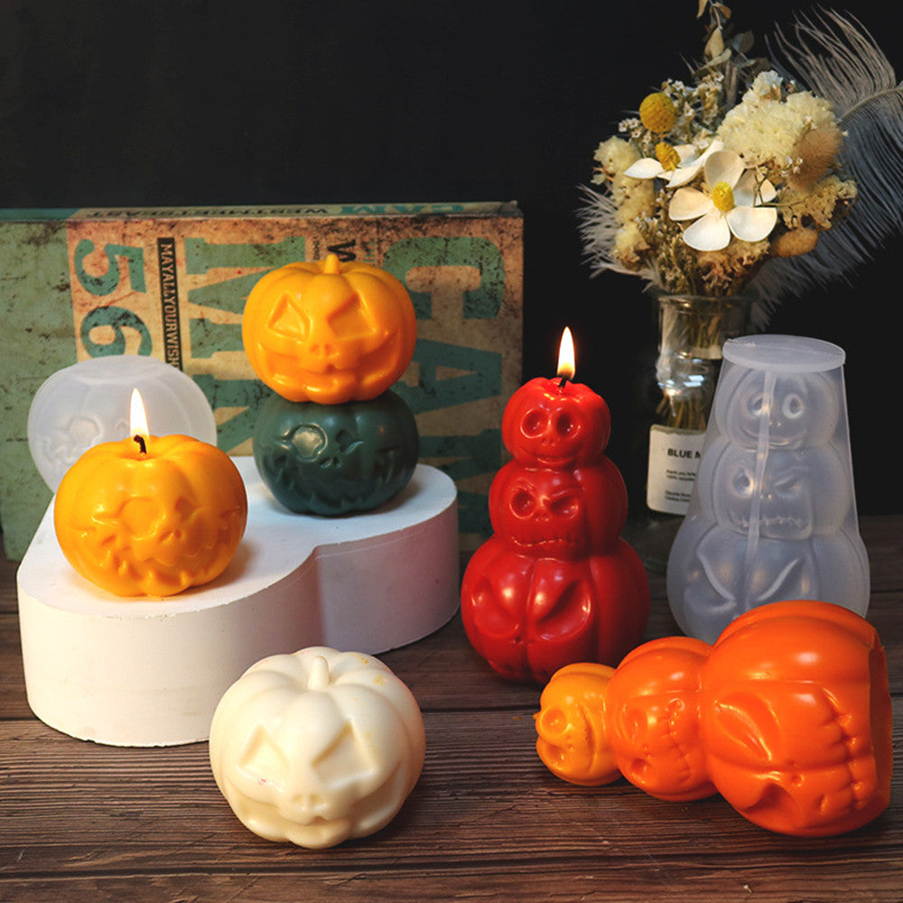 Candle Mold Halloween Pumpkin Aromatherapy Plaster