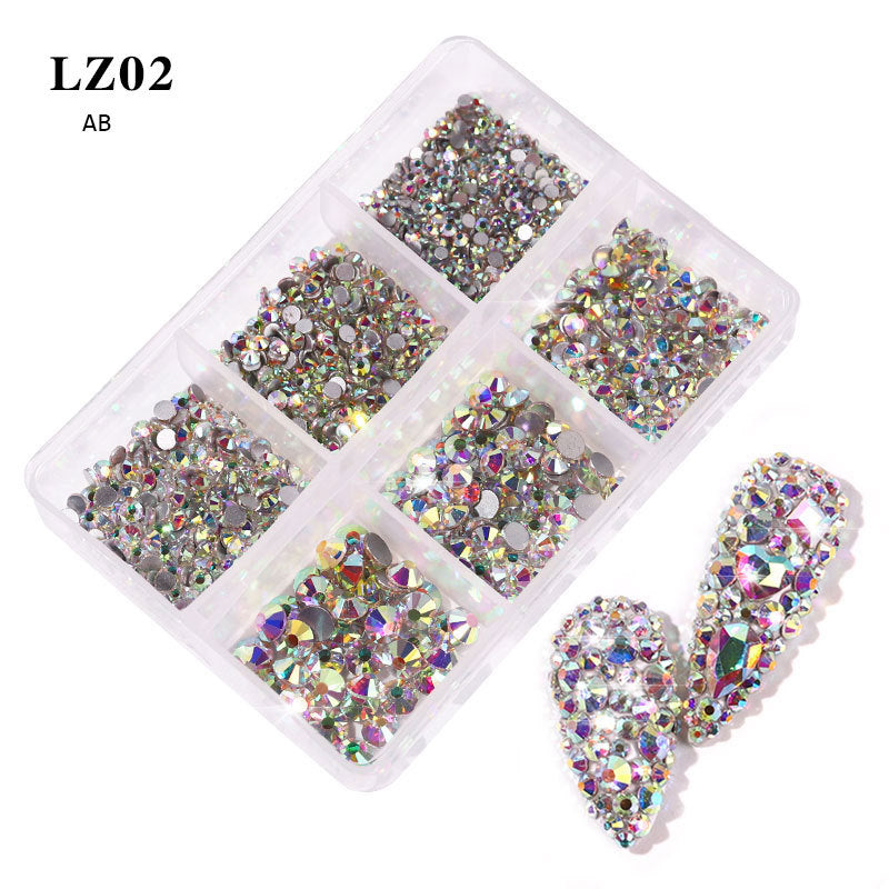 Nail Art Flat Rhinestone Set