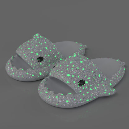 Shark Starry Night Light Slippers