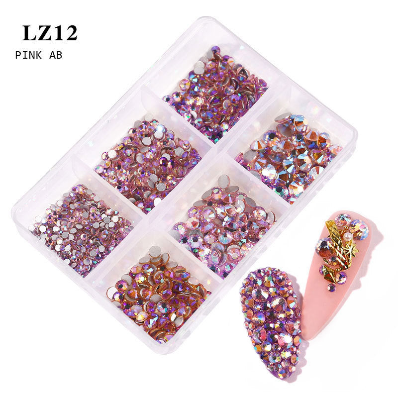 Nail Art Flat Rhinestone Set