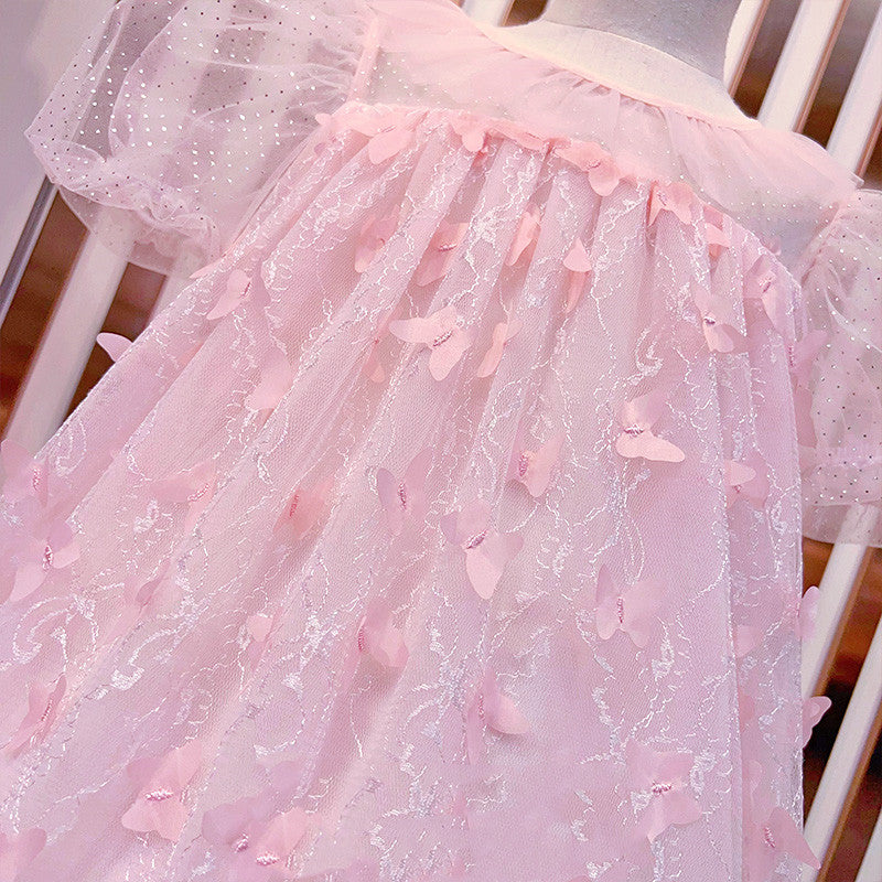 Girls' Mesh Princess Dress