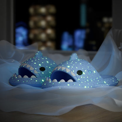 Shark Starry Night Light Slippers