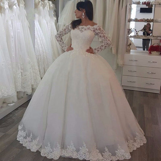 Ladies Elegant Custom Bridal Dress