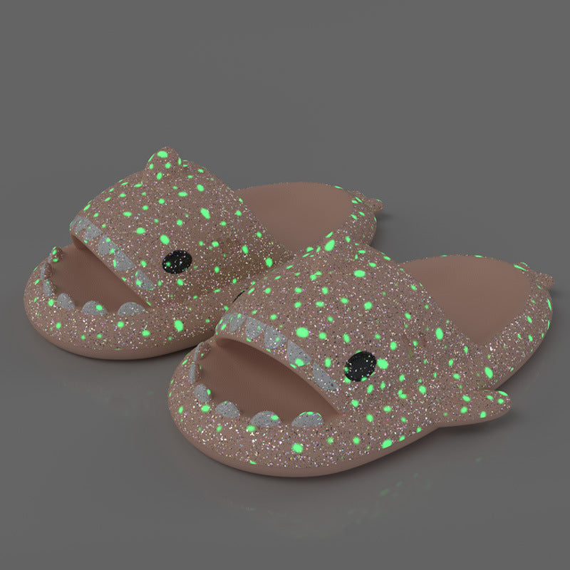 Shark Starry Night Light Slippers