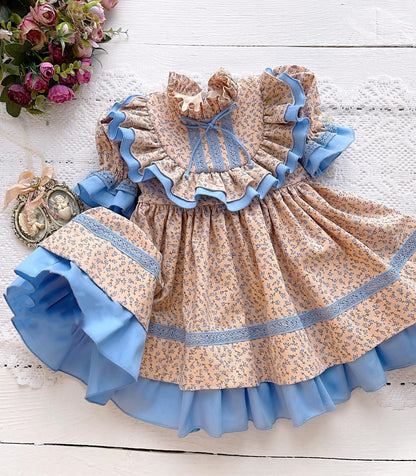 Girl Lolita Floral Princess Dress