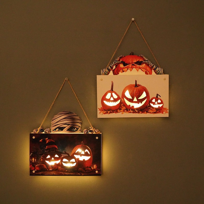 Halloween House Sign Ambient Night Light