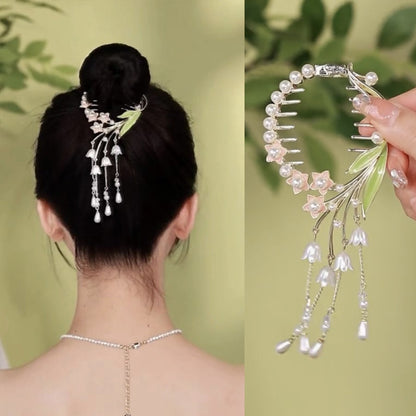 Ancient Coiffure Flower Grip Clip