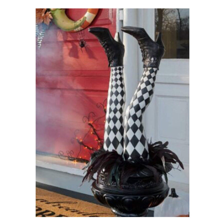 Halloween decoration evil witch thigh